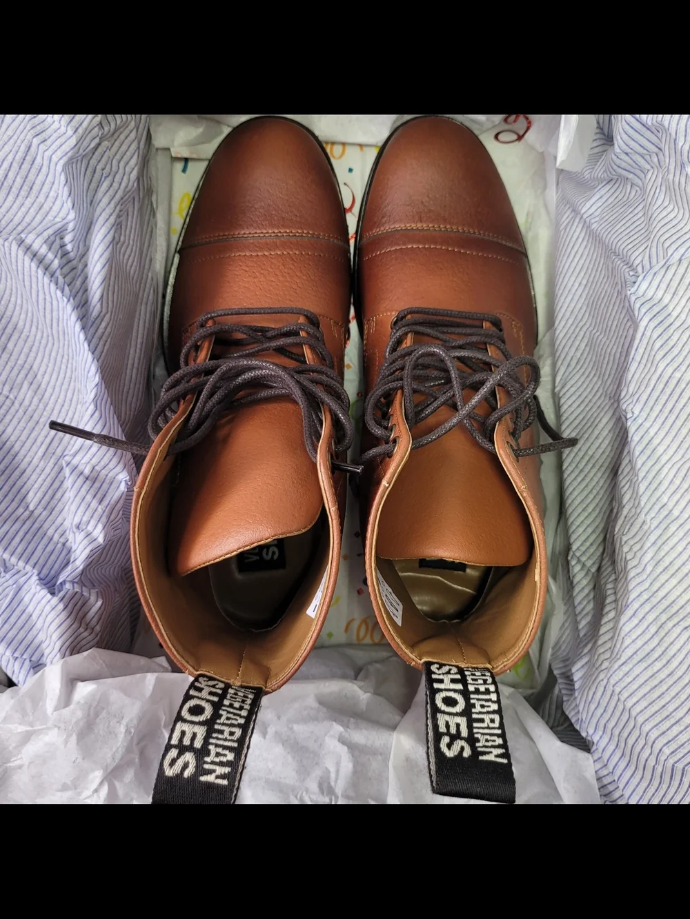 Aubrey Boot in Tan Vegetan Bucky Brand New Womens EU 37  by Vegetarian Shoes